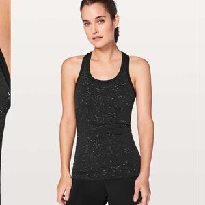 Lululemon Black sparkle Racerback Tank